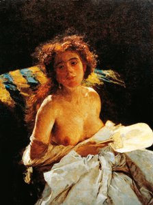 Dame avec éventail