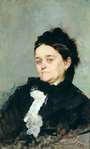 Portrait de Virginia Villari - Domenico Morelli