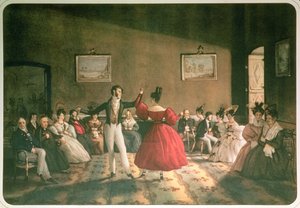Danse dans un salon à Buenos Aires, vers 1831