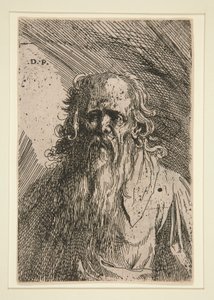 Vieil homme avec une barbe