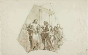 Doubting Thomas (Spandrel Design) - Domenico Pozzi