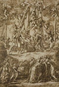 Étude pour la Déposition - Domenico Robusti Tintoretto