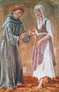 Saint François épouse la pauvreté - Domenico Veneziano