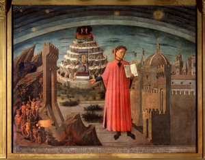 Dante Alighieri et sa comédie. Portrait de Dante dans la divine comédie