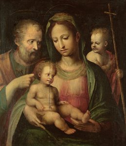 La Sainte Famille avec Saint Jean - Domenico di Pace Beccafumi  