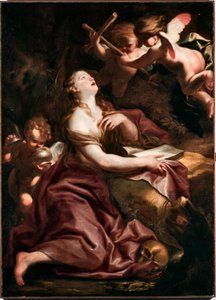 Sainte Marie-Madeleine Peinture de Domenico Piola, Gênes, Musei di Strada Nuova - Domenico the Elder Piola