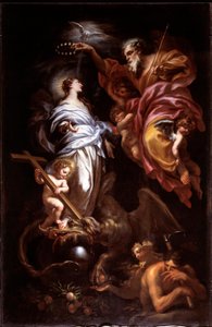 Vierge immaculée et saint père