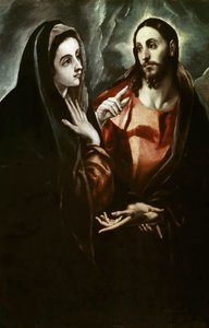 Le Christ prenant congé de sa mère, vers 1600 - Dominico El Greco