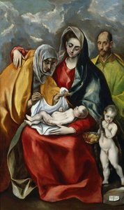 La Sainte Famille avec le jeune Jean-Baptiste, vers 1585