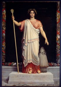 La République Allégorie de la République Française par Dominique Papety (1815-1849) 1848