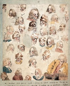 Différents airs en 30 têtes de Voltaire - Dominique Vivant Denon