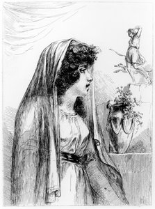Lady Hamilton en Diane-Hécate, 1791 - Dominique Vivant Denon