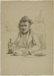 Portrait de Lantara dans le rôle de Joly, de Le Peintre au Cabaret - Dominique Vivant Denon