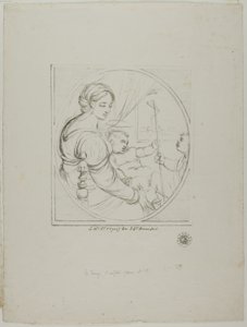 Vierge sur une chaise