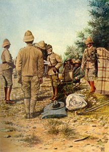 La reddition du général Cronje à Lord Roberts à Paardeberg