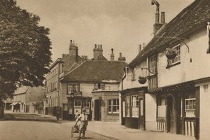 Church Street, Chiswick, avec ce qui était autrefois The Burlington Arms, vers 1935