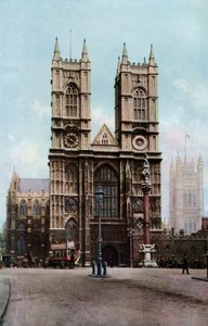 Abbaye de Westminster, Londres, vers 1930