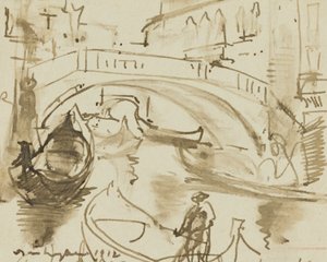 Un canal à Venise - Donald Shaw MacLaughlan
