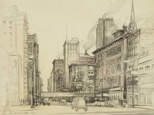 Chicago, North Dearborn Street - Donald Shaw MacLaughlan
