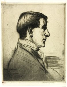 Pointe sèche numéro quatre : Portrait - Donald Shaw MacLaughlan
