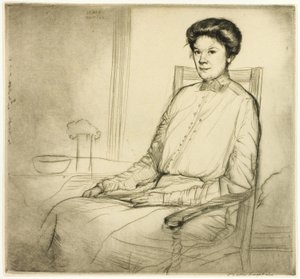 Portrait (drypoint numéro trois)
