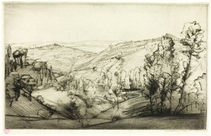 Champs de San Gimignano - Donald Shaw MacLaughlan