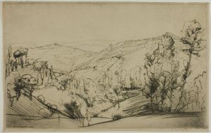 Champs de San Gimignano - Donald Shaw MacLaughlan