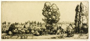 Paysage, Poigny - Donald Shaw MacLaughlan