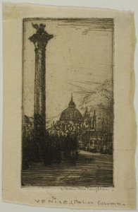 Colonne du lion, Venise - Donald Shaw MacLaughlan