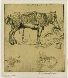 Plaque de Croquis - Donald Shaw MacLaughlan