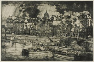 Quai des Grands Augustins, Paris - Donald Shaw MacLaughlan