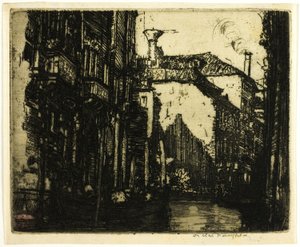 Le canal sombre, Venise