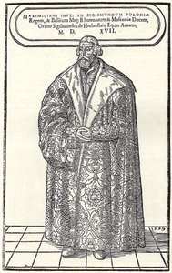 Portrait du baron Sigmund von Herberstein, ambassadeur en Pologne et en Russie, 1559 - Donat Hübschmann