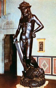 Statue en bronze de David