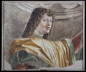 Homme à la hallebarde, c.1486 (détaché de la fresque portée sur toile) - Donato Bramante