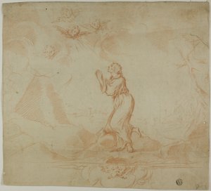 Femme en extase et Putti - Donato Creti