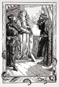 Le Roi Anguish donne Isolt à Sir Tristram, 1905