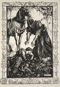 Palamides apparut devant elle, illustration de 