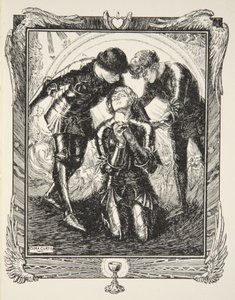 Puis ils allèrent voir Sir Galahad, illustration de 