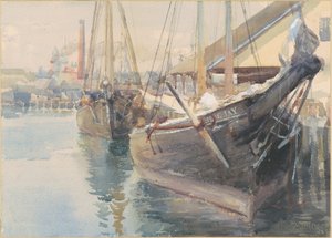 Navires au quai - Dora Louise Murdoch
