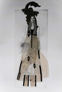 Silhouette de mode abstraite