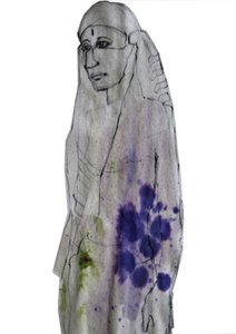 Portrait indien contemplatif - Doris Schmitz