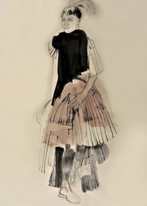 Illustration de mode haute couture - Doris Schmitz