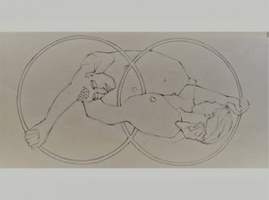 Formes humaines entrelacées