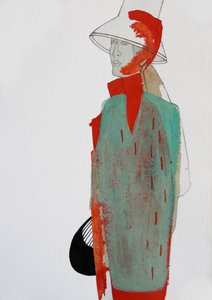 Portrait de mode stylisé - Doris Schmitz