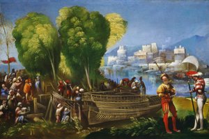 Énée et Achate sur la côte libyenne - Dosso Dossi