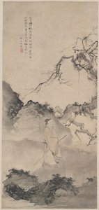 Le poète Lin Bu errant au clair de lune - Du Jin