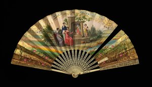 Éventail, français, 1820-30 - Dubois