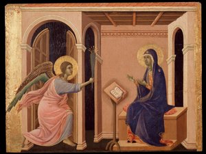 Annonce de la mort de Marie - Duccio di Buoninsegna