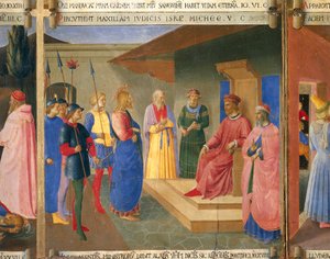 Christ devant Caïphe (détail) - Duccio di Buoninsegna